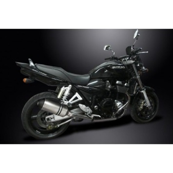 Delkevic slip-on kit X-Oval Titanium 260mm zonder e-keur - GSX1400 K2-K4 (2001-2004)