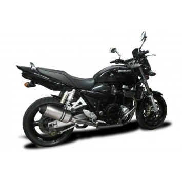 Delkevic slip-on kit X-Oval Titanium 260mm zonder e-keur - GSX1400 K2-K4 (2001-2004)