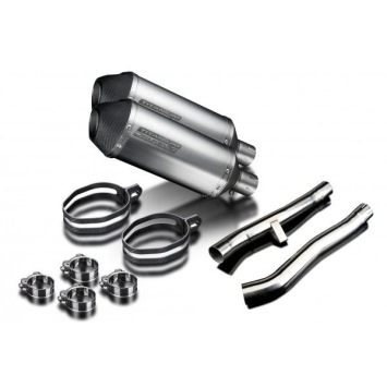 Delkevic slip-on kit X-Oval Titanium 260mm zonder e-keur - GSX1400 K2-K4 (2001-2004)
