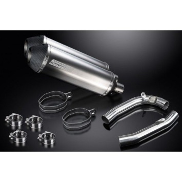 Delkevic slip-on kit X-Oval Titanium 343mm zonder e-keur - VTR1000F Firestorm (1997-2003)