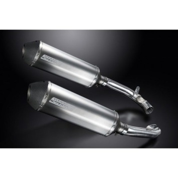 Delkevic slip-on kit X-Oval Titanium 343mm zonder e-keur - VTR1000F Firestorm (1997-2003)