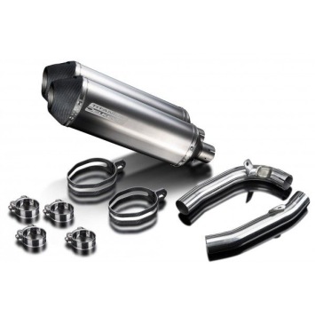 Delkevic slip-on kit X-Oval Titanium 343mm zonder e-keur - VTR1000F Firestorm (1997-2003)