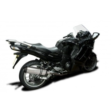 Delkevic slip-on kit X-Oval Titanium 343mm - GTR1400 (2007-2020)