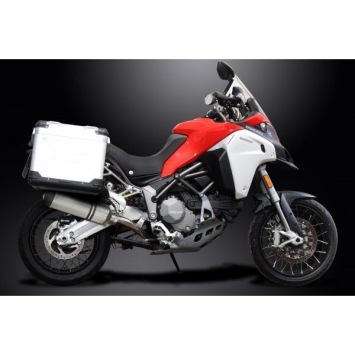 Delkevic slip-on kit X-Oval Titanium 343mm zonder e-keur - MULTISTRADA 1200 ENDURO (2016-2018)