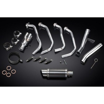 Delkevic volledig systeem Round Carbon 200mm zonder e-keur - VERSYS 1000 10-14