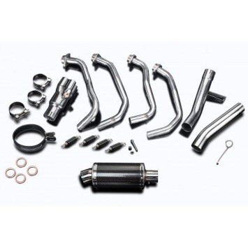 Delkevic volledig systeem Oval Carbon 225mm zonder e-keur - VERSYS 1000 10-14