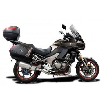 Delkevic volledig systeem X-Oval Titanium 343mm zonder e-keur - VERSYS 1000 10-14