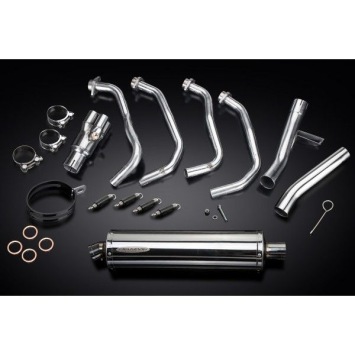 Delkevic volledig systeem Oval RVS 450mm zonder e-keur - VERSYS 1000 10-14