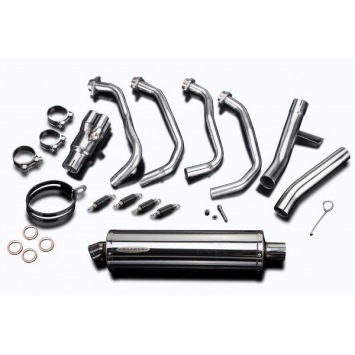 Delkevic volledig systeem Oval RVS 450mm zonder e-keur - VERSYS 1000 10-14