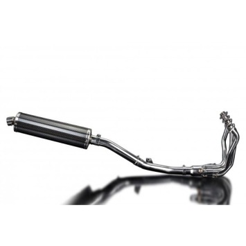 Delkevic volledig systeem Oval Carbon 450mm zonder e-keur - VERSYS 1000 10-14