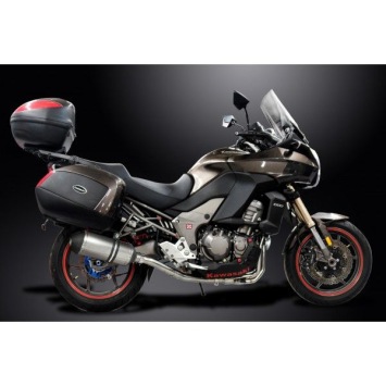 Delkevic volledig systeem X-Oval Titanium 260mm zonder e-keur - VERSYS 1000 10-14