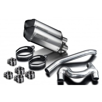 Delkevic slip-on kit X-Oval Titanium 260mm zonder e-keur - VFR800 VTec (2002-2013)