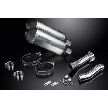 Delkevic Slip-on Kit X-Oval Titanium 260mm ohne EG-BE - Z1000 (2010-2020)