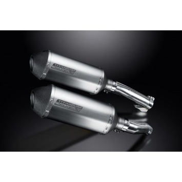 Delkevic Slip-on Kit X-Oval Titanium 260mm ohne EG-BE - Z1000 (2010-2020)