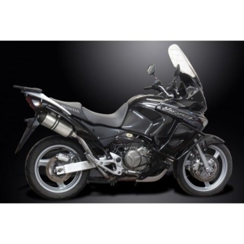 Delkevic slip-on kit X-Oval Titanium 260mm zonder e-keur - XL1000V Varadero (1999-2014)