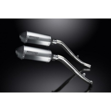 Delkevic slip-on kit X-Oval Titanium 260mm zonder e-keur - XL1000V Varadero (1999-2014)