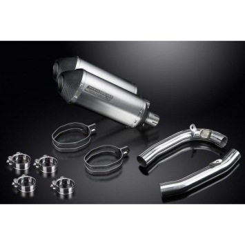 Delkevic slip-on kit X-Oval Titanium 260mm zonder e-keur - VTR1000F Firestorm (1997-2003)