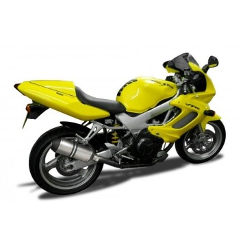 Delkevic slip-on kit X-Oval Titanium 260mm zonder e-keur - VTR1000F Firestorm (1997-2003)