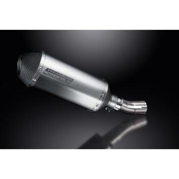 Delkevic slip-on kit X-Oval Titanium 260mm zonder e-keur - Street Triple 675 (2013-2016)