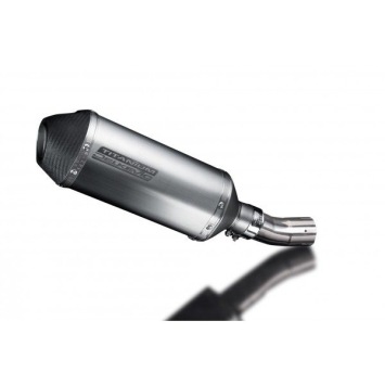 Delkevic slip-on kit X-Oval Titanium 260mm zonder e-keur - Street Triple 675 (2013-2016)