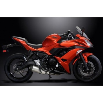 Delkevic volledig systeem X-Oval Titanium 260mm zonder e-keur - Ninja 650 (2017-2020)