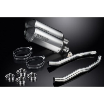 Delkevic slip-on kit X-Oval Titanium 260mm zonder e-keur - ZZR1400/ZX14 (2008-2011)