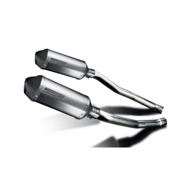 Delkevic slip-on kit X-Oval Titanium 260mm zonder e-keur - ZZR1400/ZX14 (2008-2011)