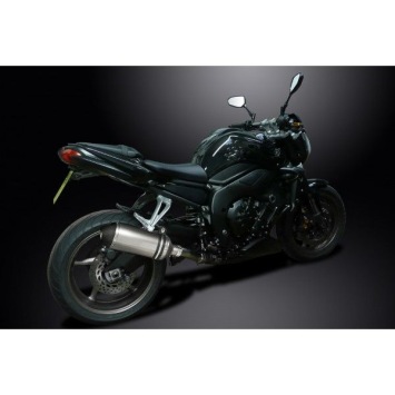 Delkevic slip-on kit X-Oval Titanium 260mm zonder e-keur - FZ1 FAZER (2006-2015)