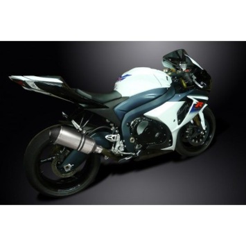 Delkevic slip-on kit X-Oval Titanium 260mm zonder e-keur - GSX-R1000 (2009-2011)