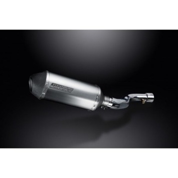 Delkevic slip-on kit X-Oval Titanium 260mm zonder e-keur - GSX-R1000 (2009-2011)