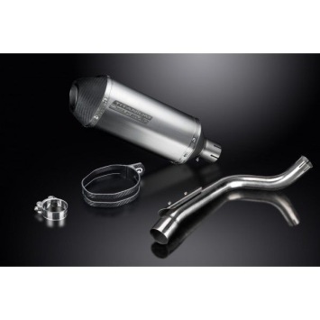 Delkevic slip-on kit X-Oval Titanium 260mm zonder e-keur - CB600F HORNET (1998-2002)