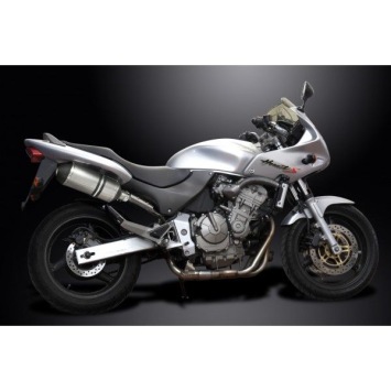 Delkevic slip-on kit X-Oval Titanium 260mm zonder e-keur - CB600F HORNET (1998-2002)