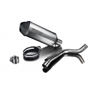 Delkevic slip-on kit X-Oval Titanium 260mm zonder e-keur - CB600F HORNET (1998-2002)