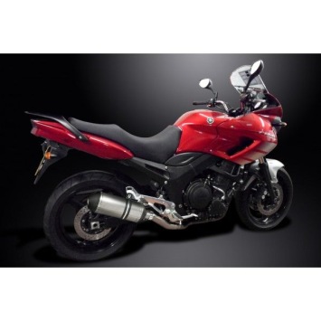 Delkevic slip-on kit X-Oval Titanium 260mm zonder e-keur - TDM900 (2002-2013)