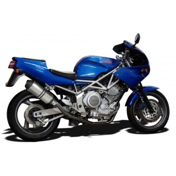 Delkevic Slip-on Kit X-Oval Titanium 260mm ohne EG-BE - TRX850 (1995-1999)