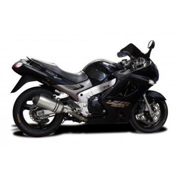 Delkevic slip-on kit X-Oval Titanium 260mm zonder e-keur - ZZR1200 (2002-2005)