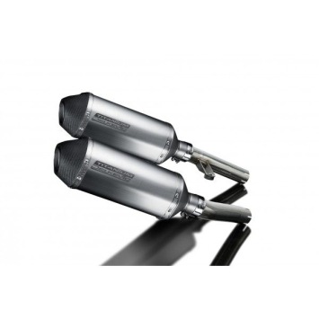 Delkevic slip-on kit X-Oval Titanium 260mm zonder e-keur - ZZR1200 (2002-2005)