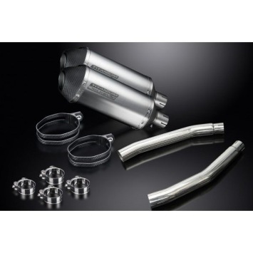 Delkevic slip-on kit X-Oval Titanium 260mm zonder e-keur - GSX1300R HAYABUSA (2008-2019)