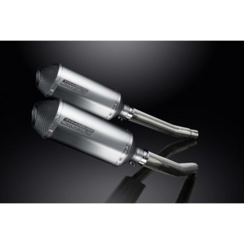 Delkevic slip-on kit X-Oval Titanium 260mm zonder e-keur - GSX1300R HAYABUSA (2008-2019)