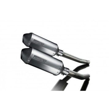 Delkevic slip-on kit X-Oval Titanium 260mm zonder e-keur - GSX1300R HAYABUSA (2008-2019)