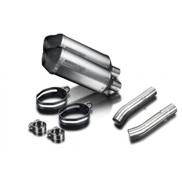 Delkevic slip-on kit X-Oval Titanium 260mm zonder e-keur - TUONO1000R/ FACTORY (2006-2010)