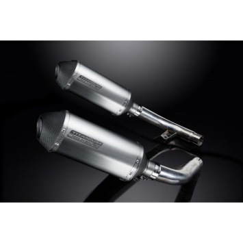 Delkevic slip-on kit X-Oval Titanium 260mm zonder e-keur - CBF1000 (2006-2011)