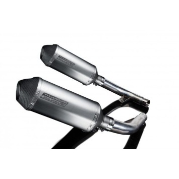 Delkevic slip-on kit X-Oval Titanium 260mm zonder e-keur - CBF1000 (2006-2011)