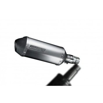 Delkevic slip-on kit X-Oval Titanium 260mm zonder e-keur - YZF-R6 (2006-2018)