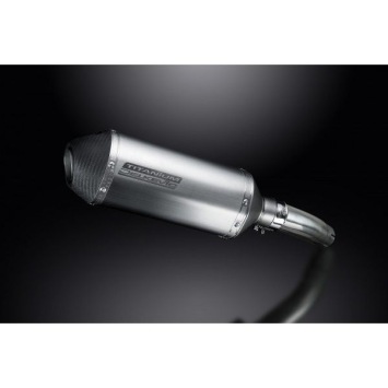 Delkevic slip-on kit X-Oval Titanium 260mm zonder e-keur - GSX-R750 L1-L6 (2011-2016)