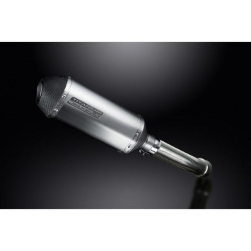 Delkevic slip-on kit X-Oval Titanium 260mm zonder e-keur - S1000RR (2015-2016)