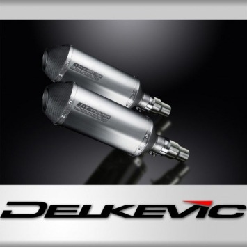 Delkevic slip-on kit X-Oval Titanium 260mm zonder e-keur - Speed Triple R 1050 (2012-2016)