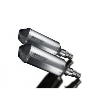 Delkevic slip-on kit X-Oval Titanium 260mm zonder e-keur - Speed Triple R 1050 (2012-2016)