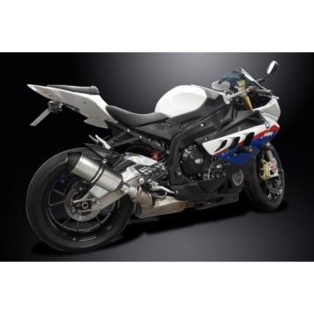 Delkevic slip-on kit X-Oval Titanium 260mm zonder e-keur - S1000RR (2010-2014)
