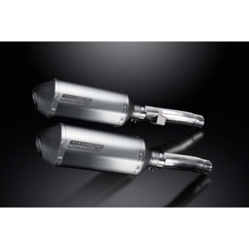 Delkevic slip-on kit X-Oval Titanium 260mm zonder e-keur - Zephyr 1100 ZR1100B (1996-1997)